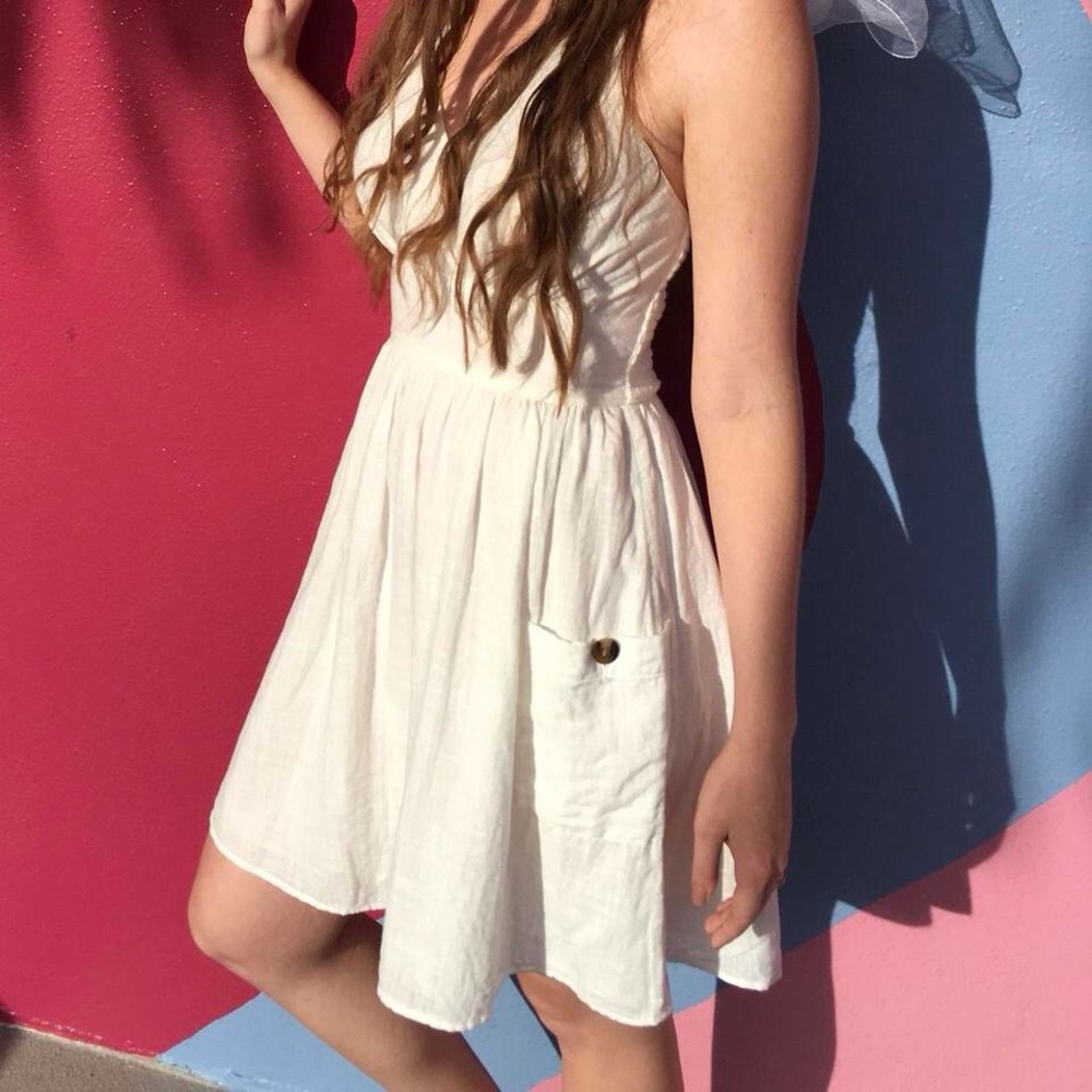 AE Cotton Halter Sundress S